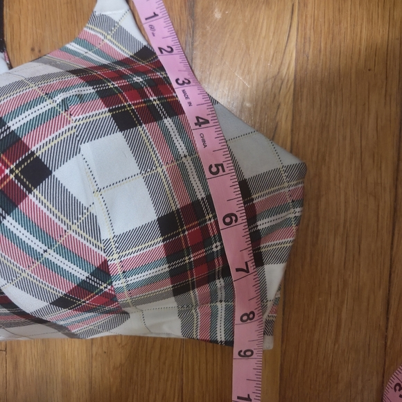 Torrid 42C Everyday Wire Free Lightly Lined 360 Back Smoothing Plaid Bra - Picture 5 of 15